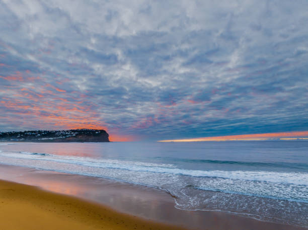 istock Stratus cloud filled sunrise over the ocean 1751682265