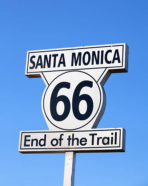 istock Santa Monica Route 66 sign 175169827