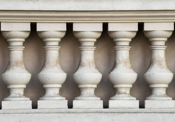Antique balustrade from the 19th century