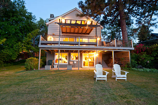 istock Twilight exterior of home 175170579