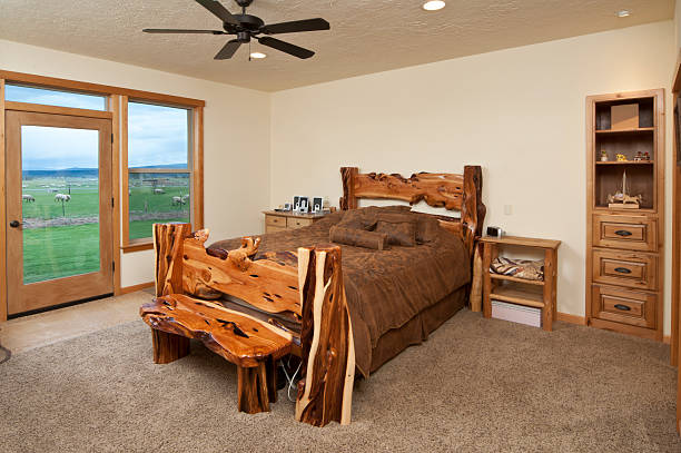 Log bedroom furniture
