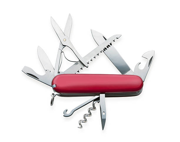 Pocket knife Pocket knife with Clipping Paths. penknife stock pictures, royalty-free photos & images