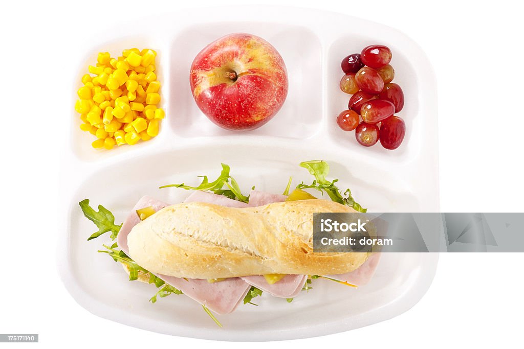 Merenda Escolar - Foto de stock de Bandeja royalty-free