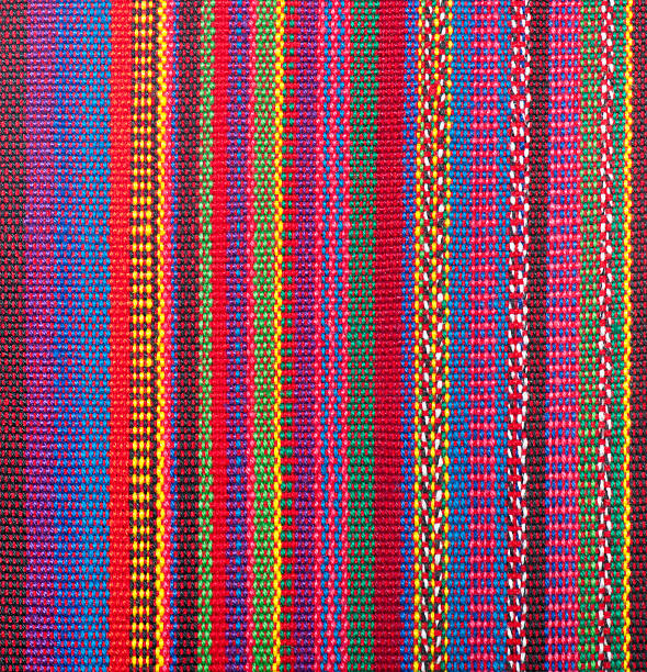 Textile Detail with Latin American Color Pattern