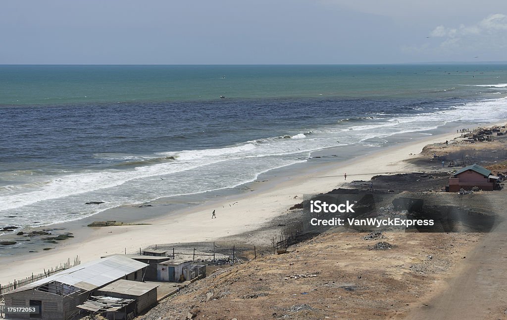 African en front de mer - Photo de Accra libre de droits