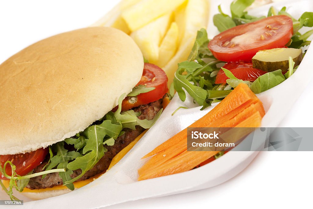 Unhealthy almoço escolar - Foto de stock de Figura para recortar royalty-free