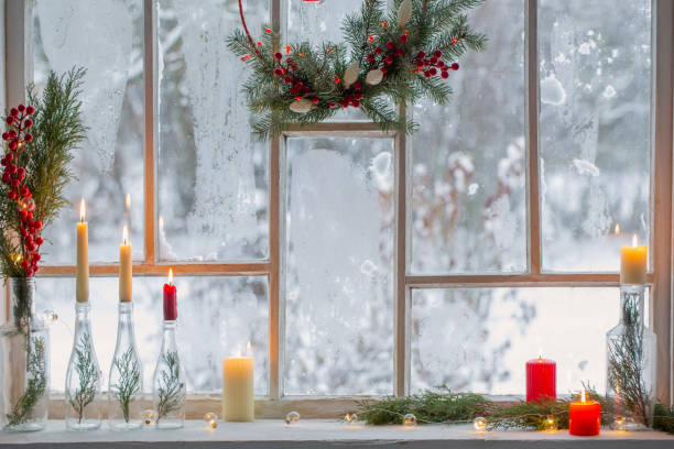 istock christmas decor on background old wooden  window 1751724751