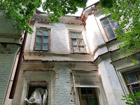 An old abandoned house belonged to rich nobelman