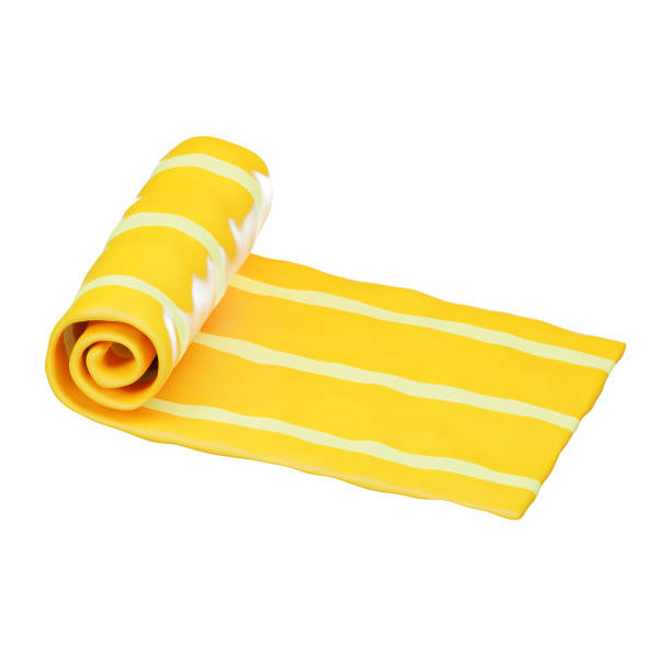 istock Beach mat Summerl 3d realistic render icon isolated on white background . Clipping path. 1751727608