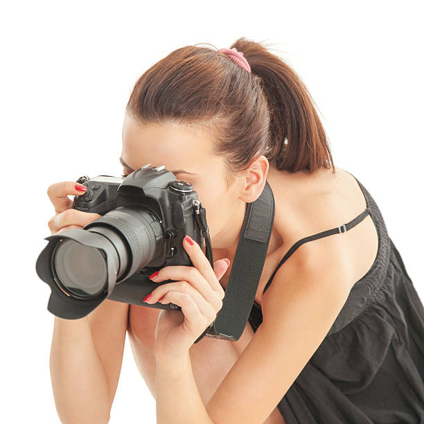 istock Young female photographer 175173329