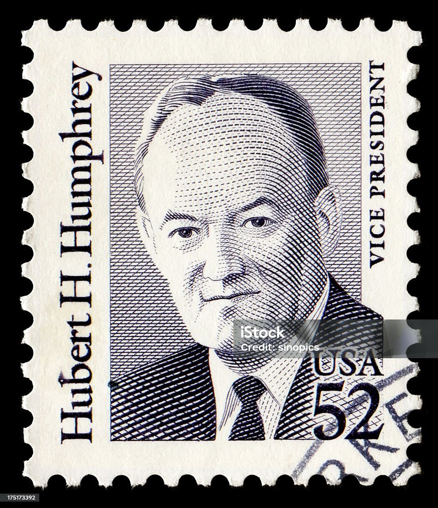 Hubert H.Humphrey - Foto de stock de 1960-1969 libre de derechos