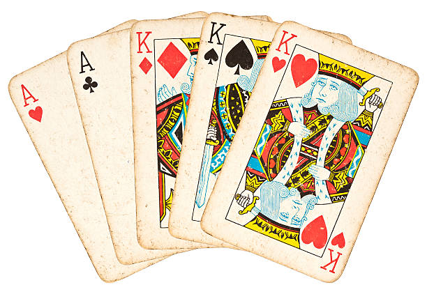istock Full House - Hand of Cards 175173504