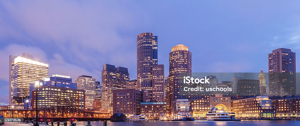 Vista da cidade de Boston - Royalty-free Boston - Massachusetts Foto de stock