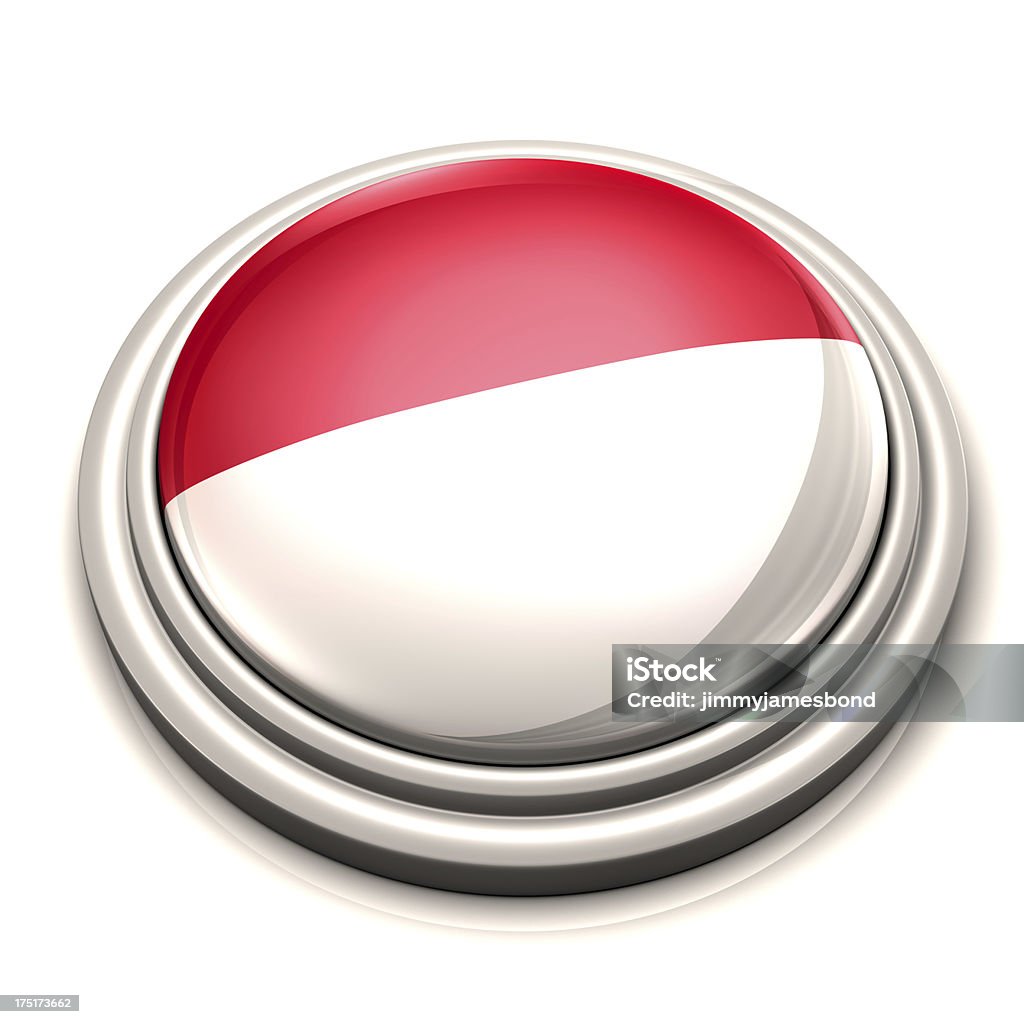 Pulsante Bandiera-Indonesia - Foto stock royalty-free di Asia