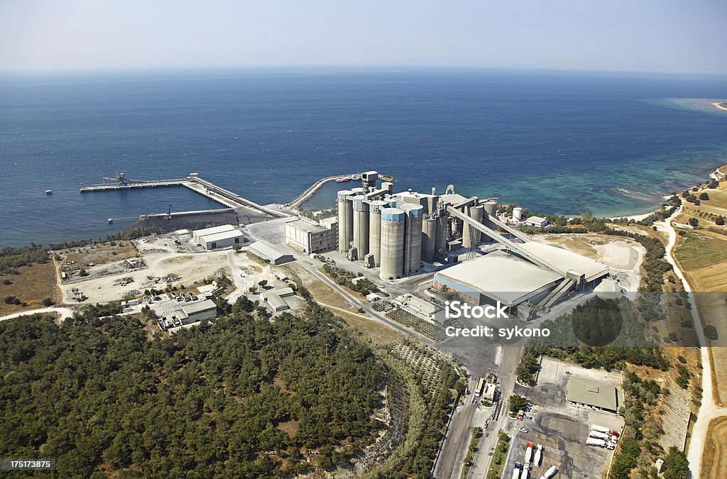 Fábrica desde el aire - Foto de stock de Planificación libre de derechos