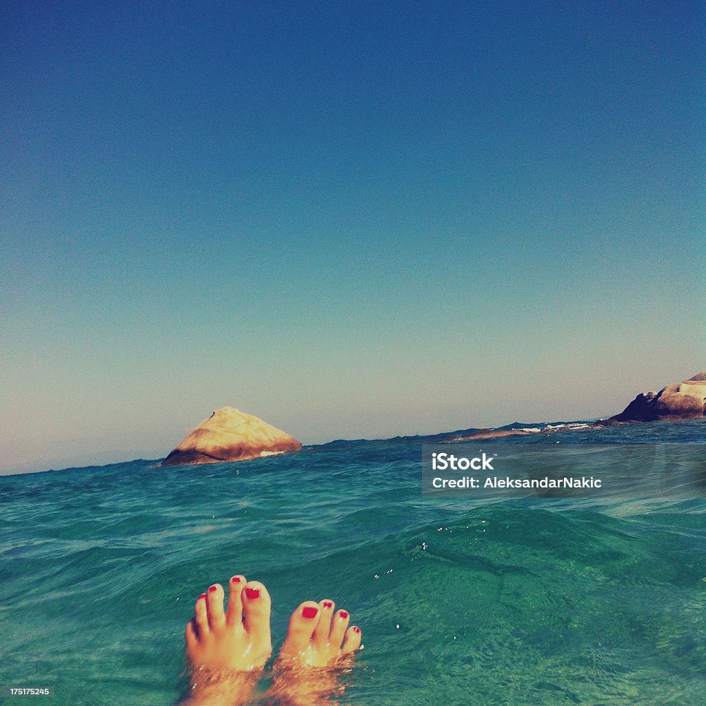 Glückliche Füße - Lizenzfrei Sommer Stock-Foto