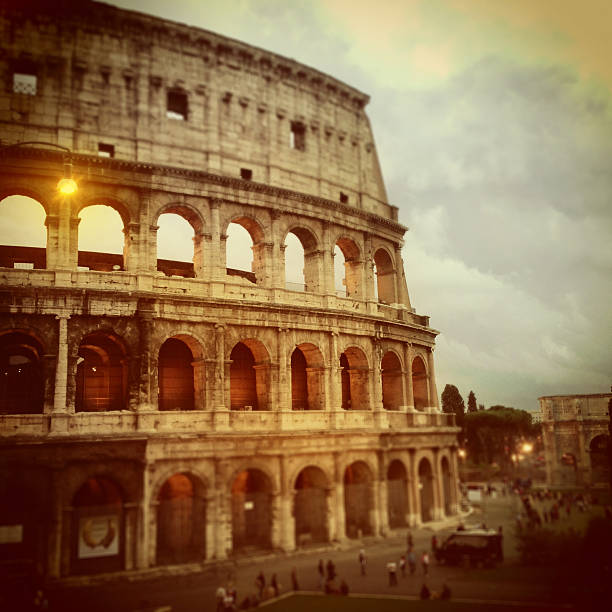 Coliseum Landmark of Rome shot with Iphone 5