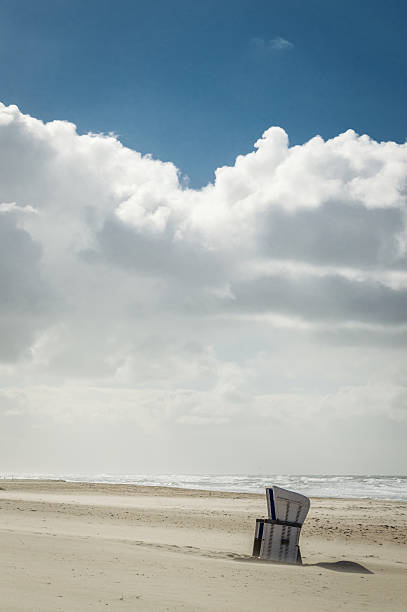 Bizarre clouds at the North sea region between Netherlands and Germany