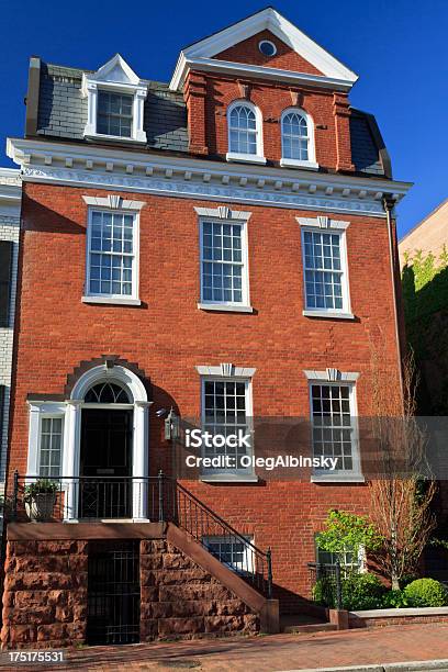 Foto de Antiga Casa Washington Dc e mais fotos de stock de Georgetown - Washington DC - Georgetown - Washington DC, Washington DC, Casa