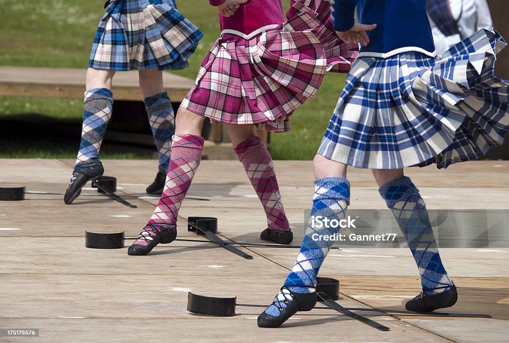 Danza delle Spade Scozzese Highland - Foto stock royalty-free di Scozia