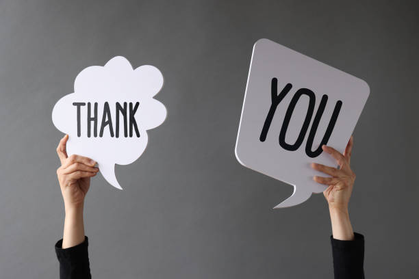 istock Thank you writes on the chat bubble. 1751757870