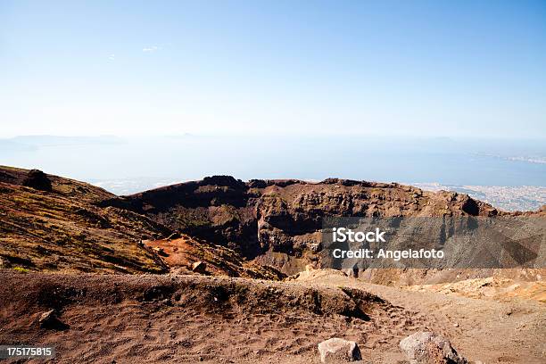 Crater Of Mount Vesuvio Stock Photo - Download Image Now - Caldera, Campania, Cinder Cone