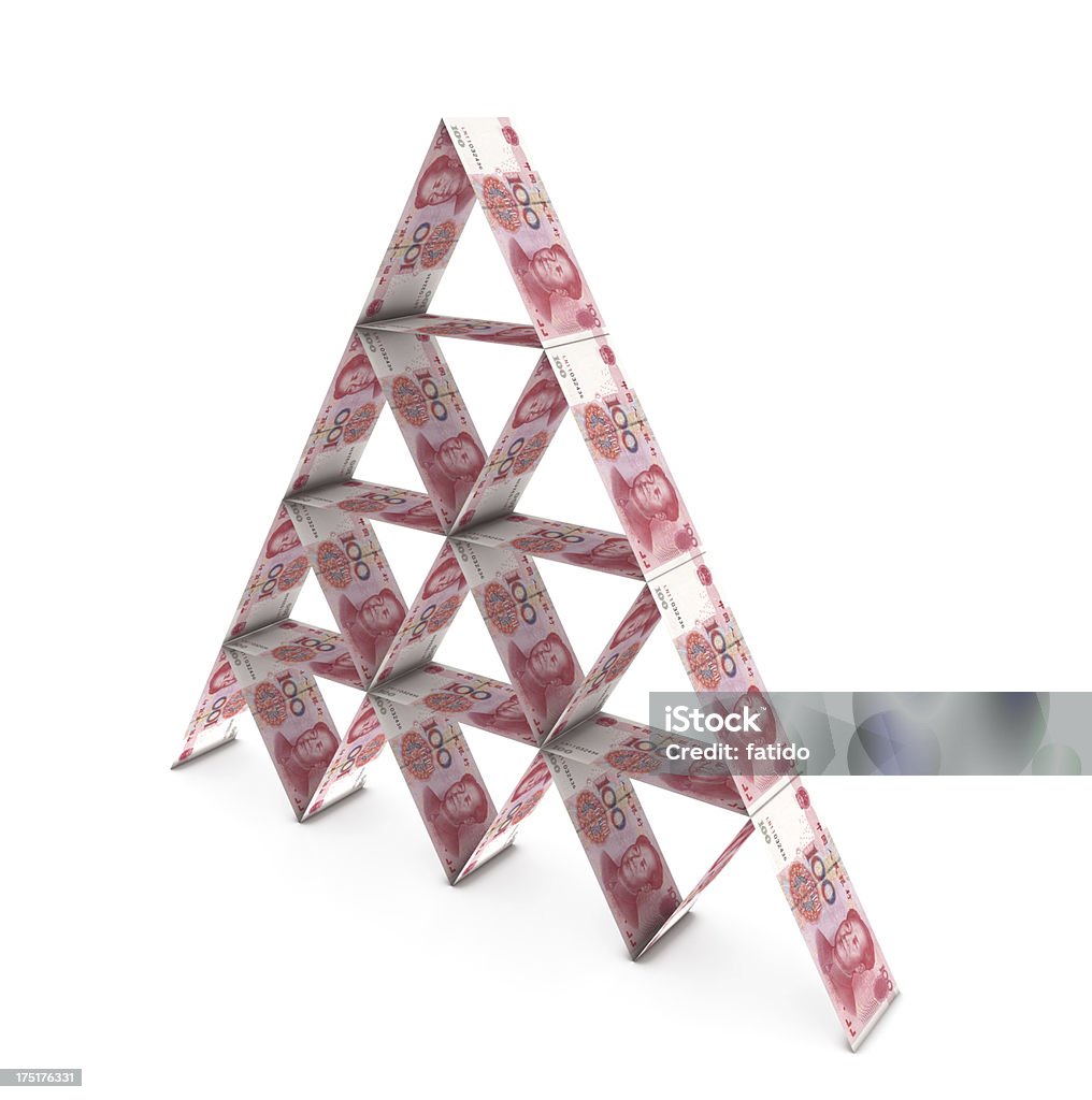 マネーのピラミッド - デジタル生成のロイヤリティフリーストックフォト