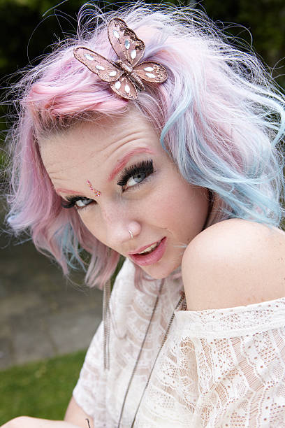 istock Cheeky Hippy Girl Portrait 175177021