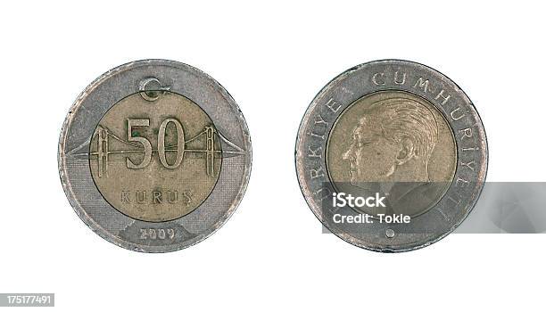 50 Kurusmünze Türkei 2009 Stockfoto und mehr Bilder von 2009 - 2009, Altertümlich, Antiquität