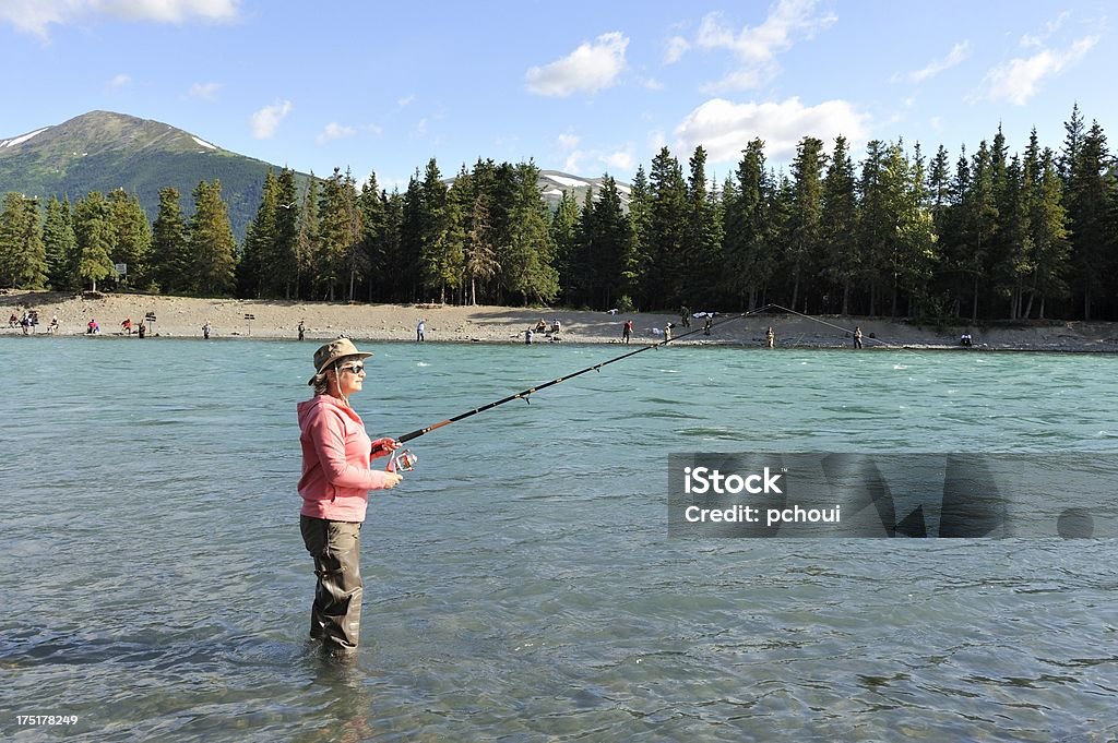 Angeln Paradies - Lizenzfrei Alaska - US-Bundesstaat Stock-Foto