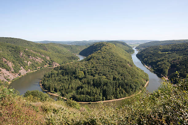 istock Saar Valley, Saarschleife, Cloef, Saarland, Germany. 175179227
