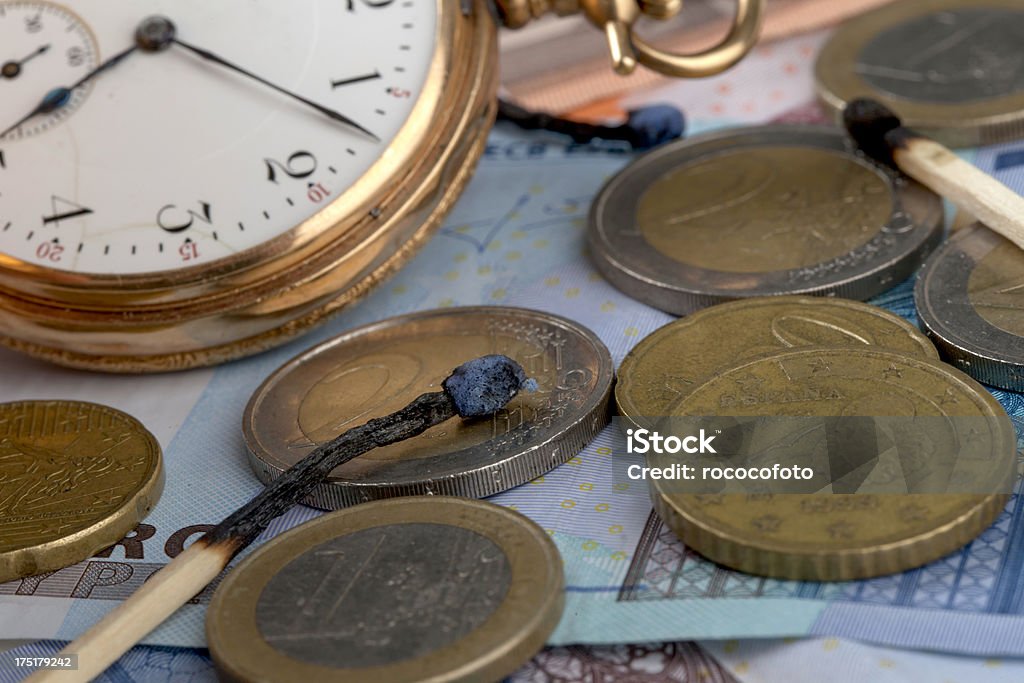 Il tempo è denaro di Euro - Foto stock royalty-free di Affari