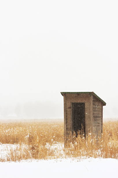 istock Outhouse Toilet Shed Bus Stop 175179529