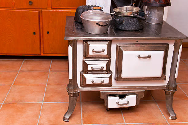 istock Great-grandmother's old coal stove 175179826
