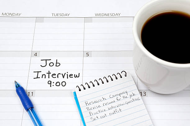 istock Preparing for Job Interview: Calendar and Plan 175180104
