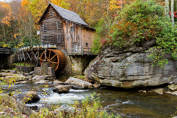 istock Glade Creek Mill (West Virginia) In Autumn 175180916