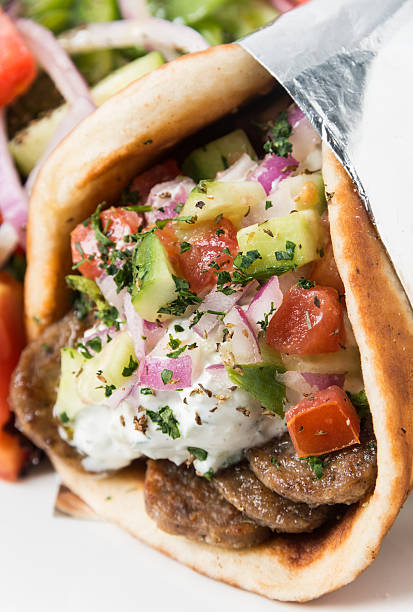 istock Gyro pita bread sandwich 175181038