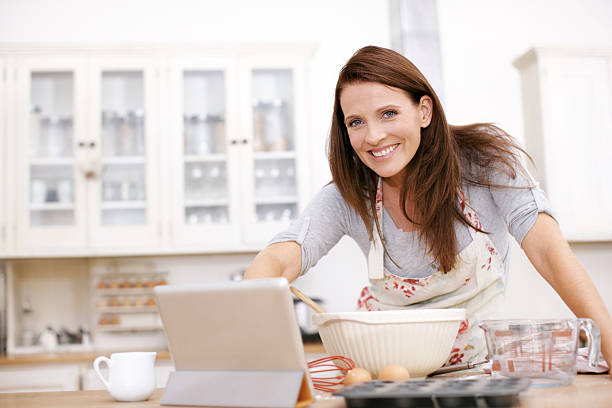 istock She's found an exciting new recipe online 175181109