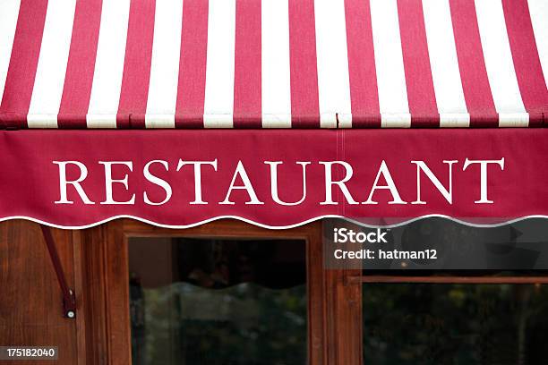 Ресторан В Париже — стоковые фотографии и другие картинки Ресторан - Ресторан, Знак, Балдахин