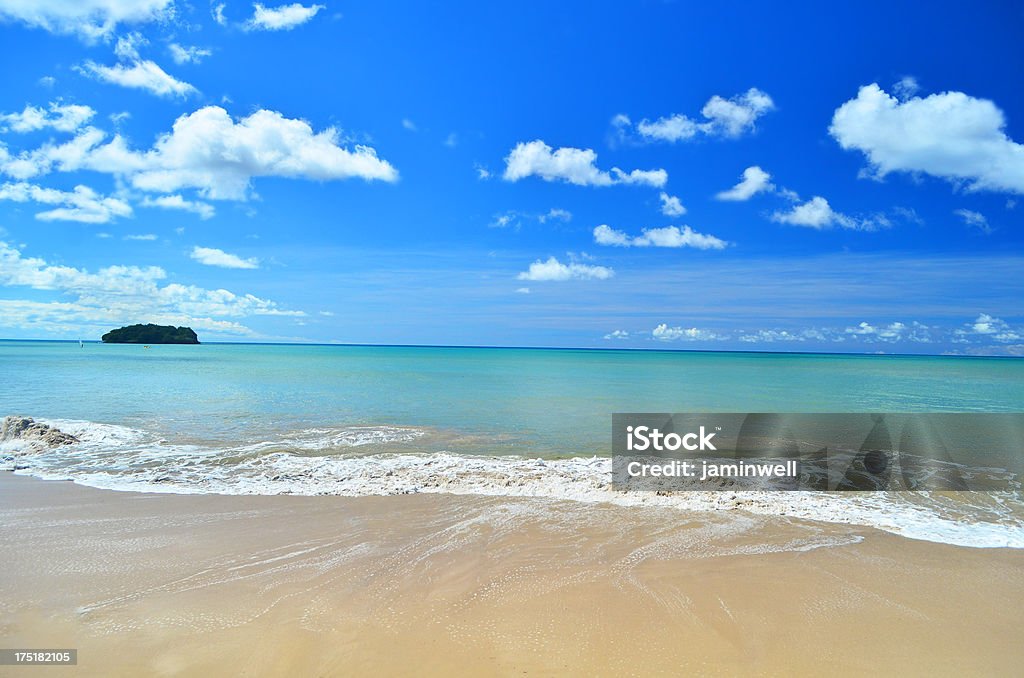 island in paradise island in paradise remote and secluded Beach Stock Photo