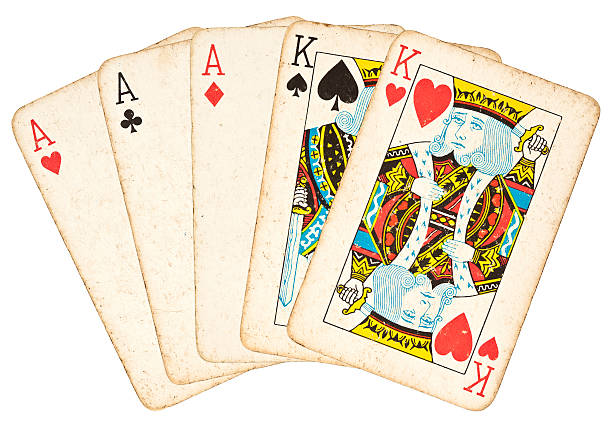 istock Full House - Poker Hand 175182615
