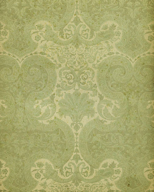 istock 17th Century floral paper design 175183059