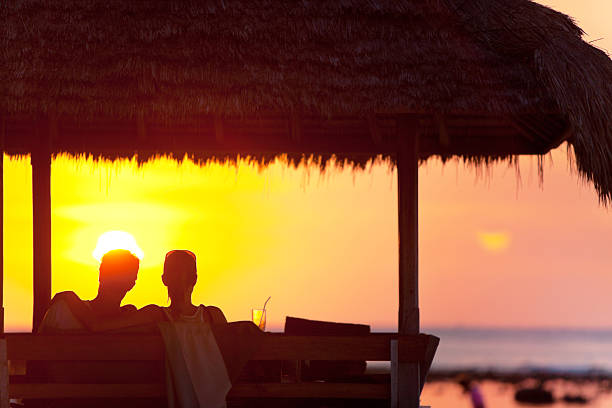 istock Silhouette of loving couple 175183274