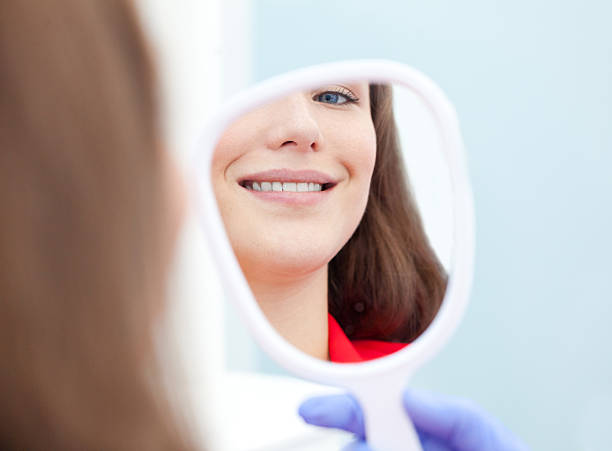 istock Young woman at the dentist 175184043