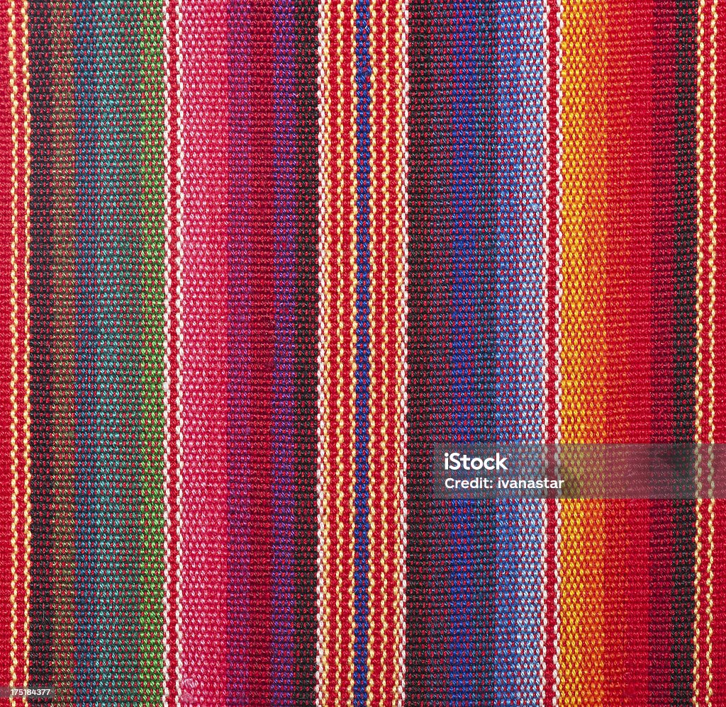 Textil detalle fondo con América Latina y mexicanos patrón de Color - Foto de stock de México libre de derechos