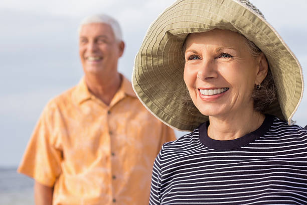 istock Senior Couple At Beach 175184565