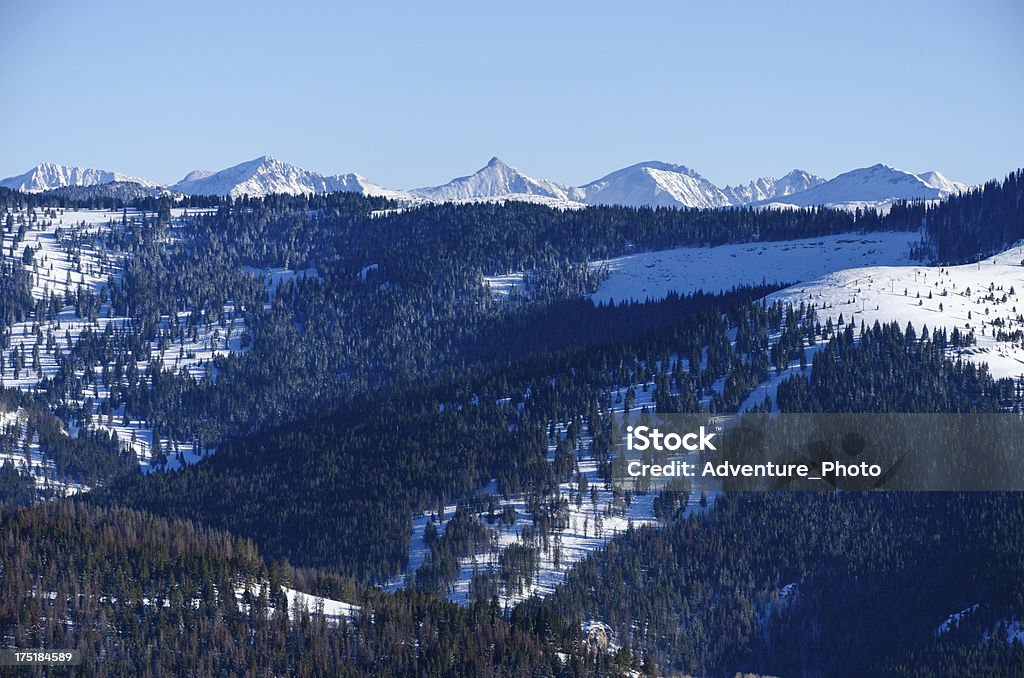 Las pistas de esquí Vail Colorado - Foto de stock de Aire libre libre de derechos