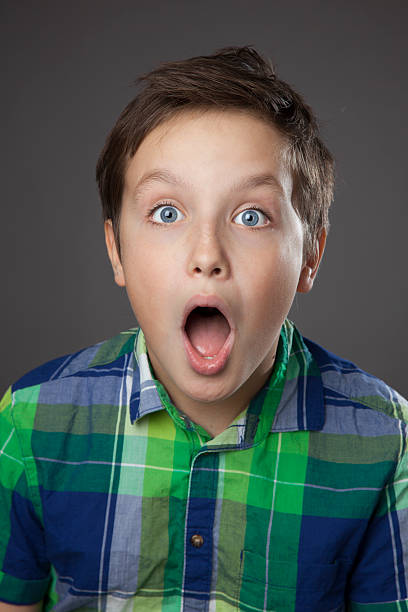istock Preteen Boy Expressions - astonished 175185300