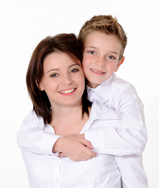 istock boy near his mother 175185392