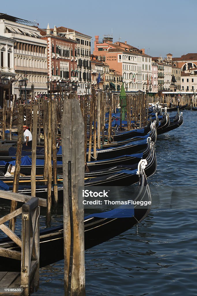 Гондолы в Венеции - Стоковые фото Абстрактный роялти-фри
